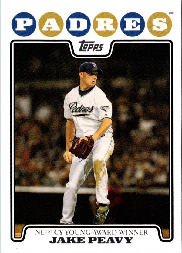 2008 Topps Jake Peavy #324