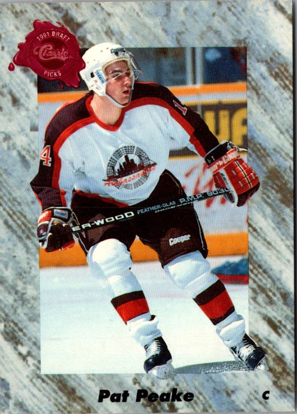 1991 Classic Draft Picks Pat Peake #12