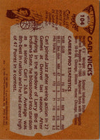 1981 Topps Carl Nicks #W104