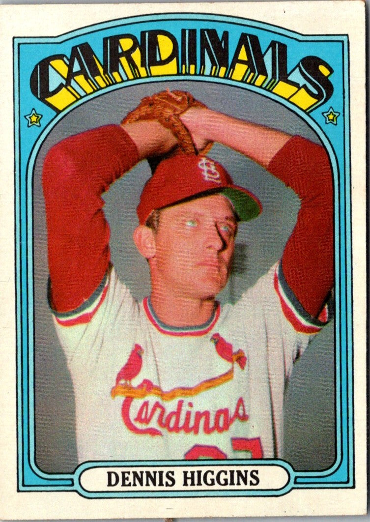 1972 Topps Dennis Higgins