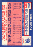 1984 Topps Traded John Tudor #122T