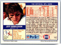 1989 NFL Proset Jeff Donaldson #142