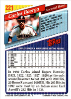 1993 Topps Gold Carlos Baerga #221