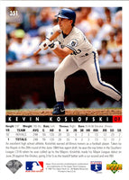 1993 Upper Deck Kevin Koslofski #351 Rookie