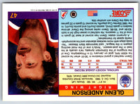 1991 Score American Glenn Anderson #47