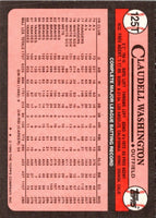 1989 Topps Traded Claudell Washington #125T