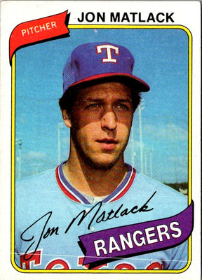 1980 Topps Jon Matlack #592