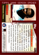 2000 Topps Season Opener Jevon Kearse