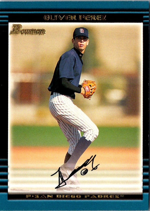 2002 Bowman Draft Picks & Prospects Oliver Perez #BDP113 Rookie