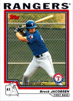 2004 Topps Traded & Rookies Brock Jacobsen #T138 Rookie
