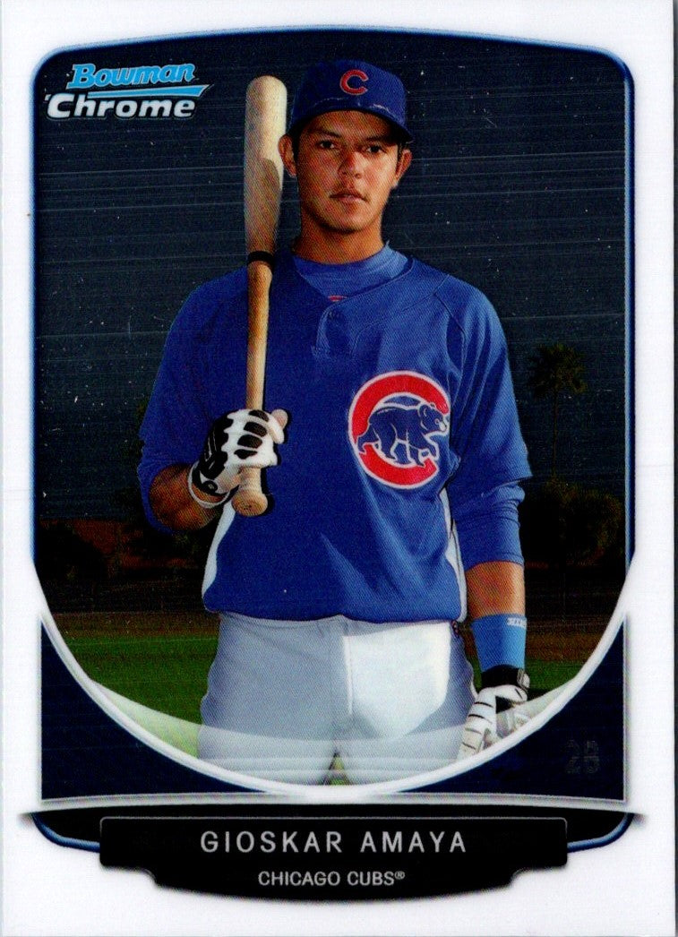 2013 Bowman Chrome Prospects Gioskar Amaya