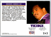 1992 Proset Dennis Green #243