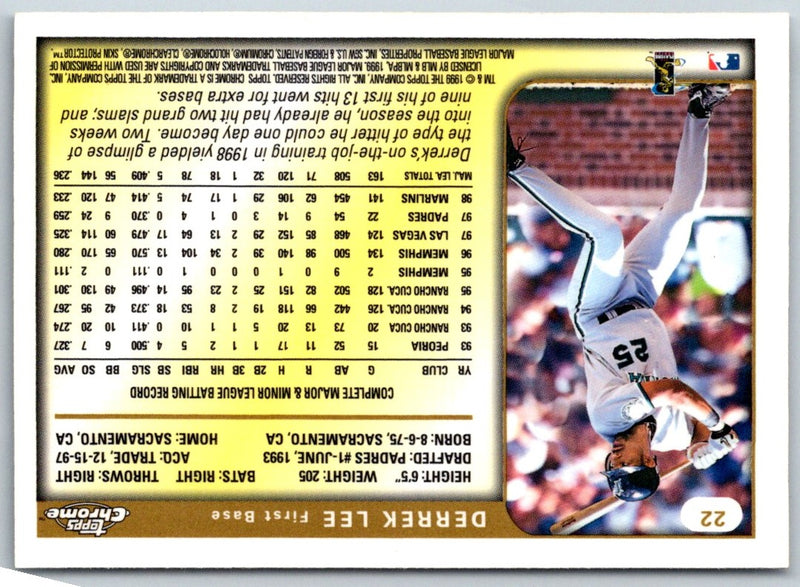 1999 Topps Derrek Lee