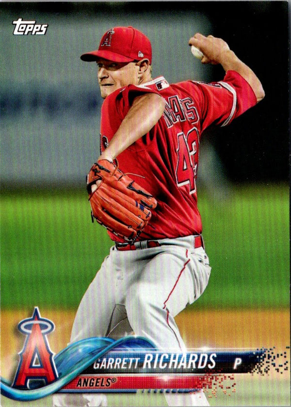 2018 Topps Los Angeles Angels Garrett Richards #A-15