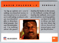1991 Pro Line Portraits David Fulcher #33