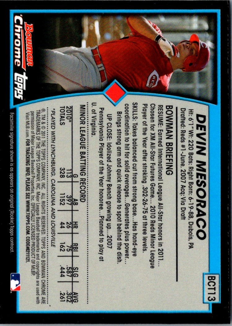 2011 Bowman Chrome Devin Mesoraco