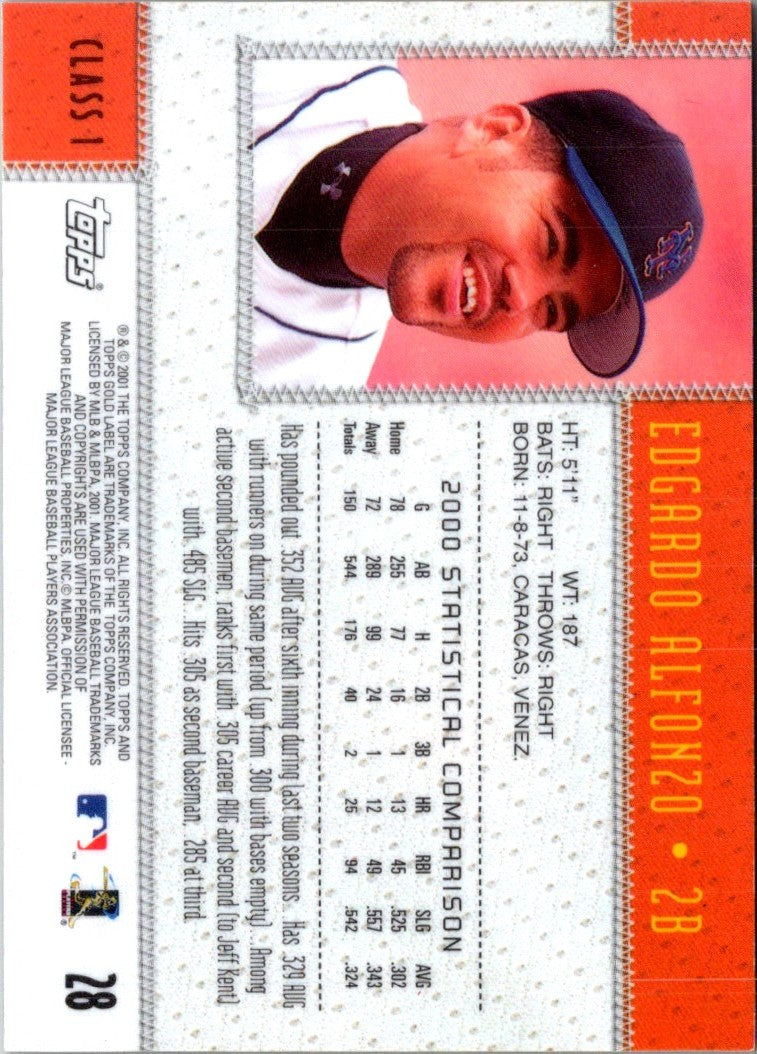 2001 Topps Edgardo Alfonzo