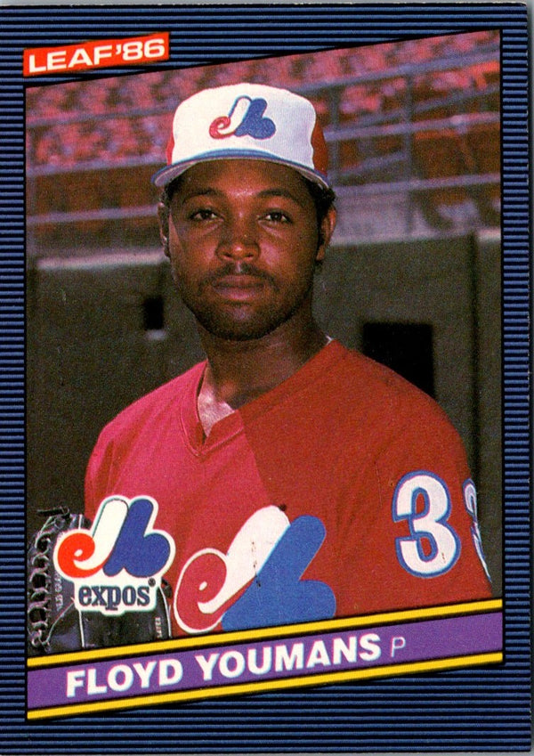 1986 Leaf Floyd Youmans #210 Rookie