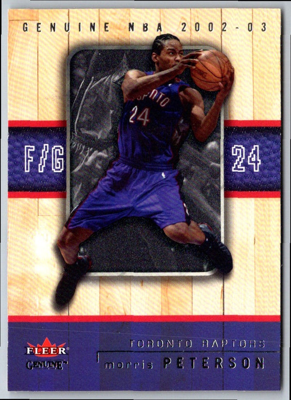 2002 Fleer Genuine Morris Peterson #79