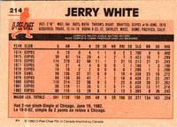 1983 O-Pee-Chee Jerry White #214