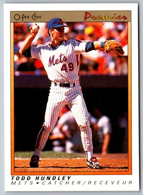 1991 O-Pee-Chee Premier Todd Hundley #66