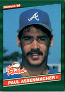 1986 Donruss The Rookies Paul Assenmacher