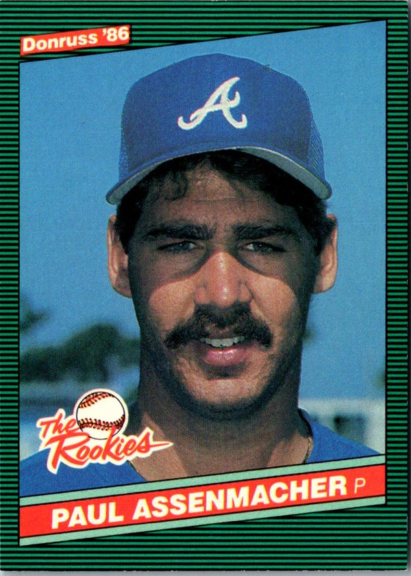 1986 Donruss The Rookies Paul Assenmacher #28