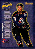 1997 Bowman CHL Nick Boynton #154
