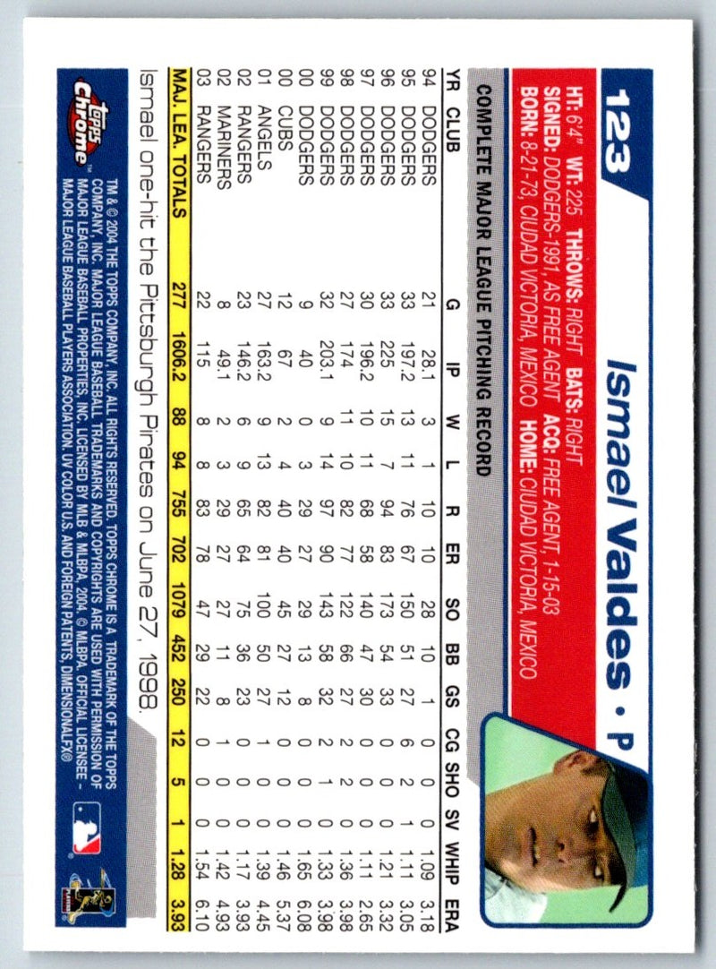 2004 Topps Ismael Valdes