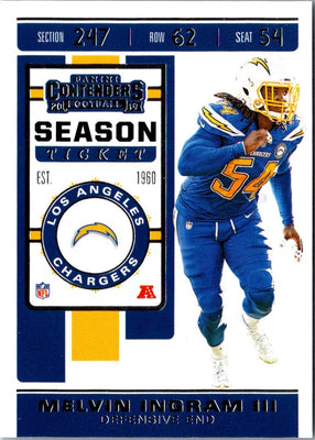 2019 Panini Melvin Ingram III #50