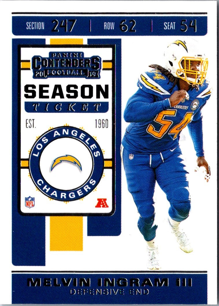 2019 Panini Melvin Ingram III