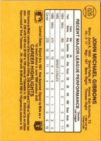 1987 Donruss John Gibbons #626
