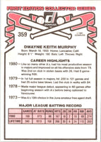 1981 Donruss Dwayne Murphy #359
