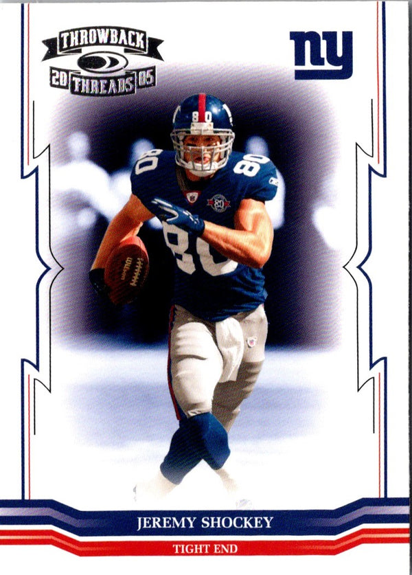 2005 Donruss Throwback Threads Jeremy Shockey #96