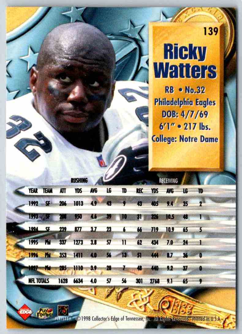 1998 Edge Ricky Watters