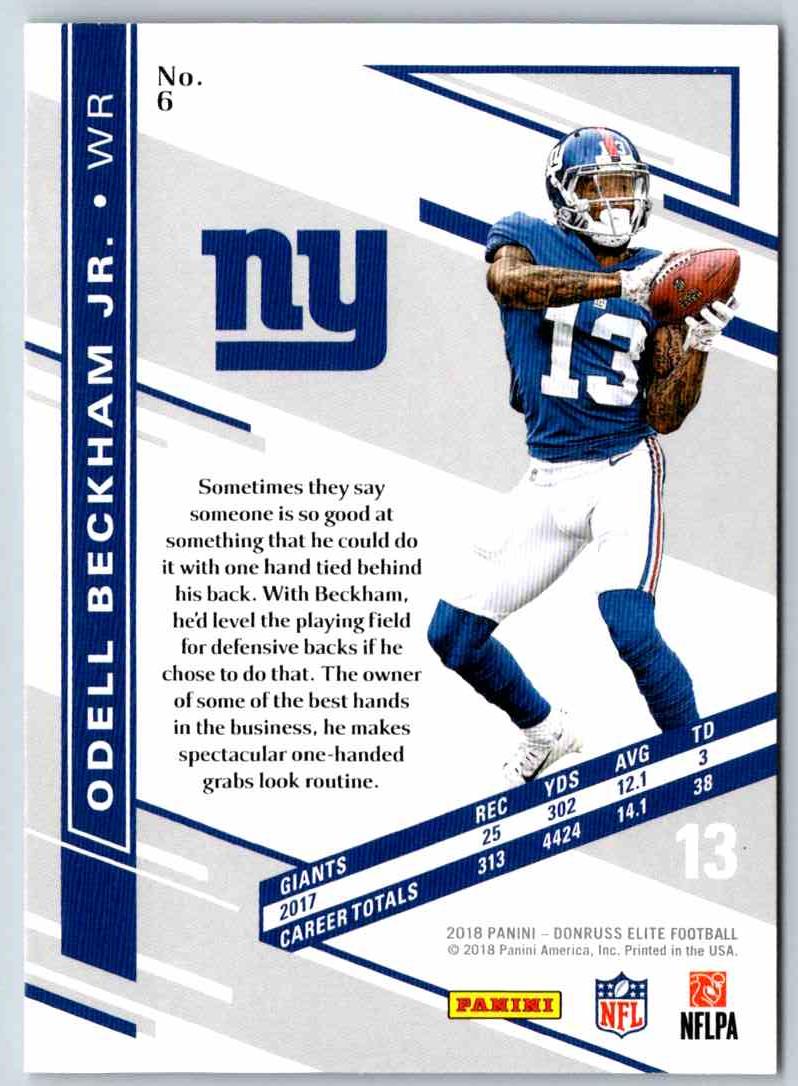 2018 Donruss Elite Odell Beckham