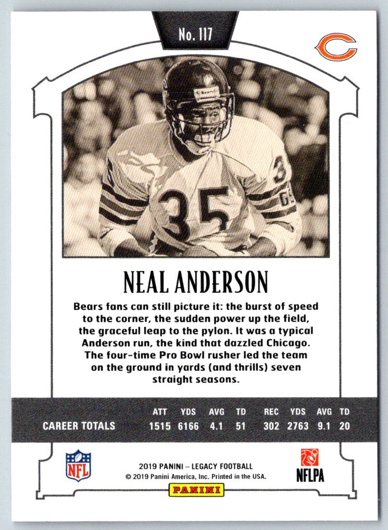 2019 Panini Legacy Neal Anderson