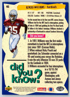 1995 Upper Deck Aeneas Williams #46