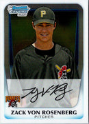 2011 Bowman Chrome Prospects Zack Von Rosenberg