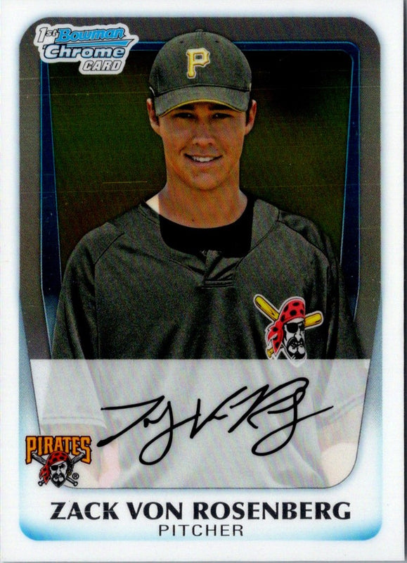 2011 Bowman Chrome Prospects Zack Von Rosenberg #BCP193