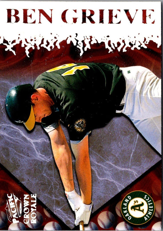 1998 Pacific Crown Royale Pillars of the Game Ben Grieve #18