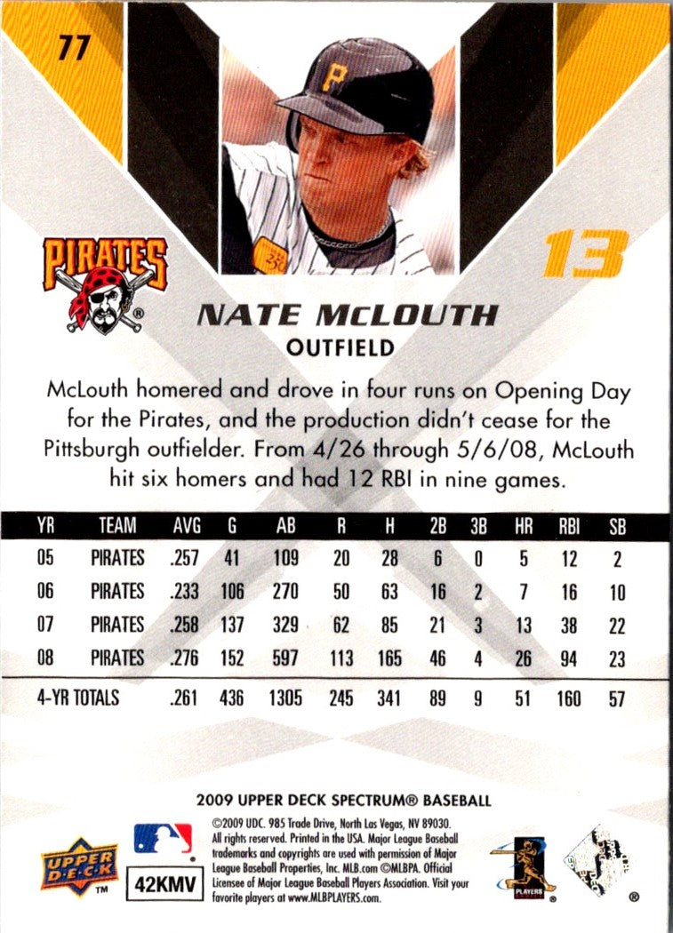 2009 Upper Deck Spectrum Nate McLouth