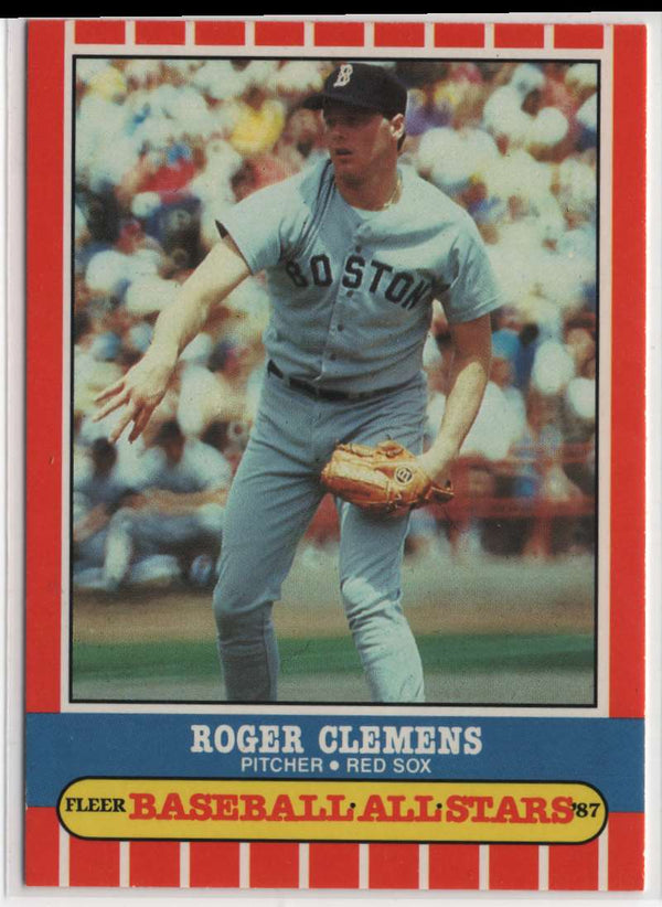 1987 Fleer Baseball All-Stars Roger Clemens #10