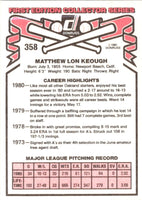 1981 Donruss Matt Keough #358