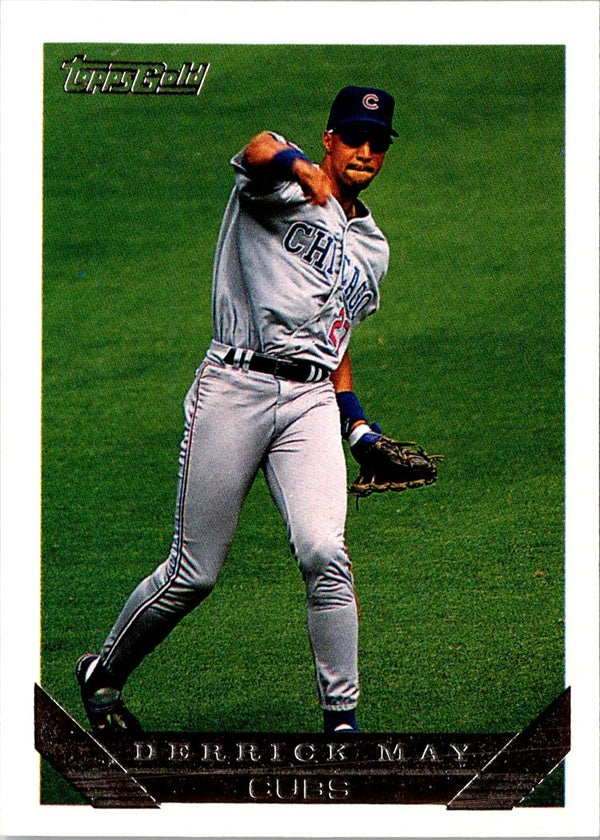 1993 Topps Gold Derrick May #391