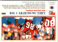 1992 Pro Set Power Greg McMurtry #293
