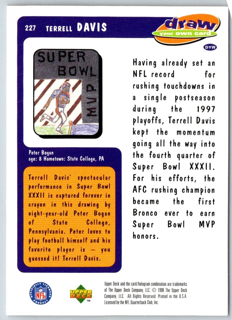 1998 UD Choice Terrell Davis