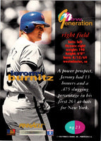 1994 Pinnacle New Generation Jeromy Burnitz #NG23