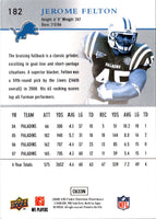 2008 Upper Deck First Edition Jerome Felton #182 Rookie