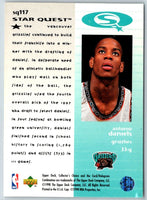 1997 Collector's Choice StarQuest Antonio Daniels #SQ117